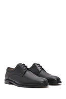 Men's Black Laced Leather Classic Shoes | Derimod