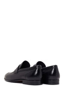 Derimod Black Male Black Leather Classic Loafer | Derimod