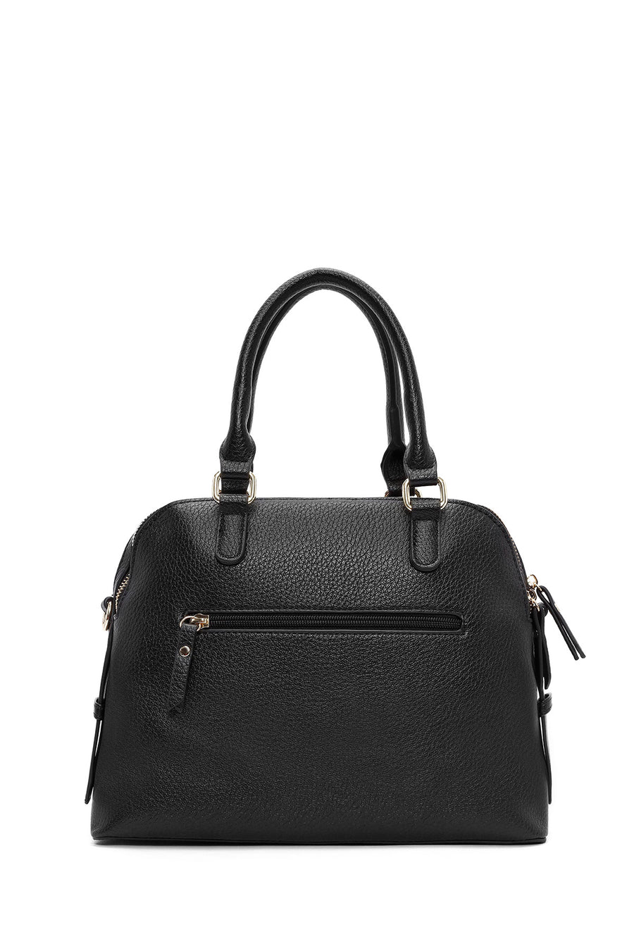 Woman Black Long-Strap Shoulder Bag