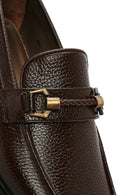Men's Brown Leather Classic Loafer | Derimod