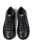 Camper Men's Black Beetle Trek Leather Shoes | Derimod