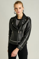 Bianca Women's Black Coat | Derimod
