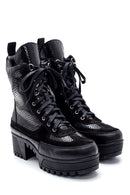 Women's Leather Heeled Boots | Derimod