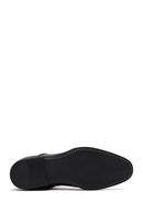 Male Black Leather Chelsea Boots | Derimod