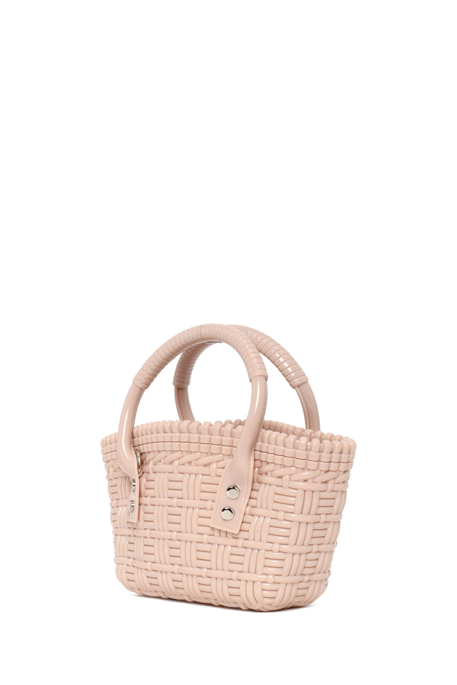 Women's Beige Long Strap Mini Jelly Handbag