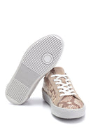 Women's Snakeskin Patterned Sneaker | Derimod