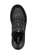 Geox Men Black Nebula Lace-Up Fabric Sneaker | Derimod