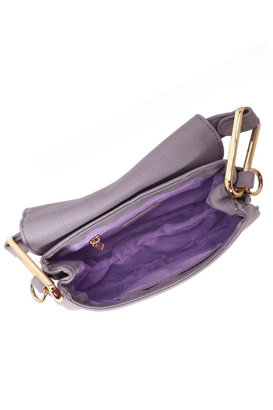 Woman Lilac Long Strap Shoulder Bag