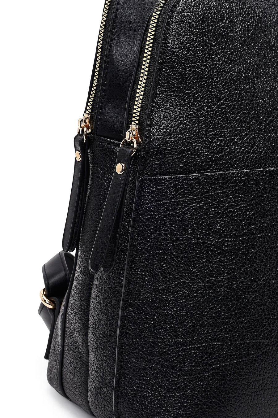 Woman Black Backpack