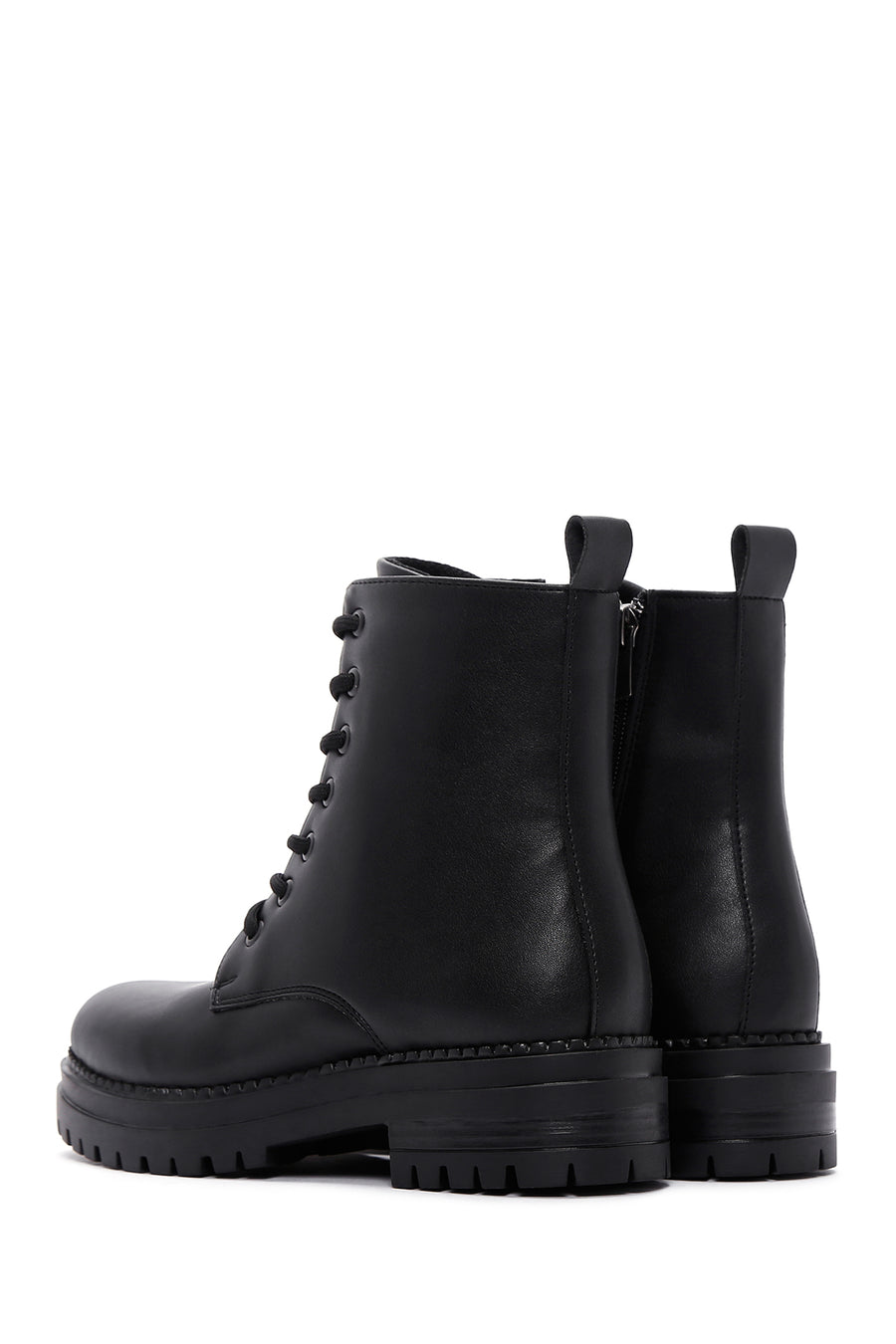 Women's Black Zippered Boots