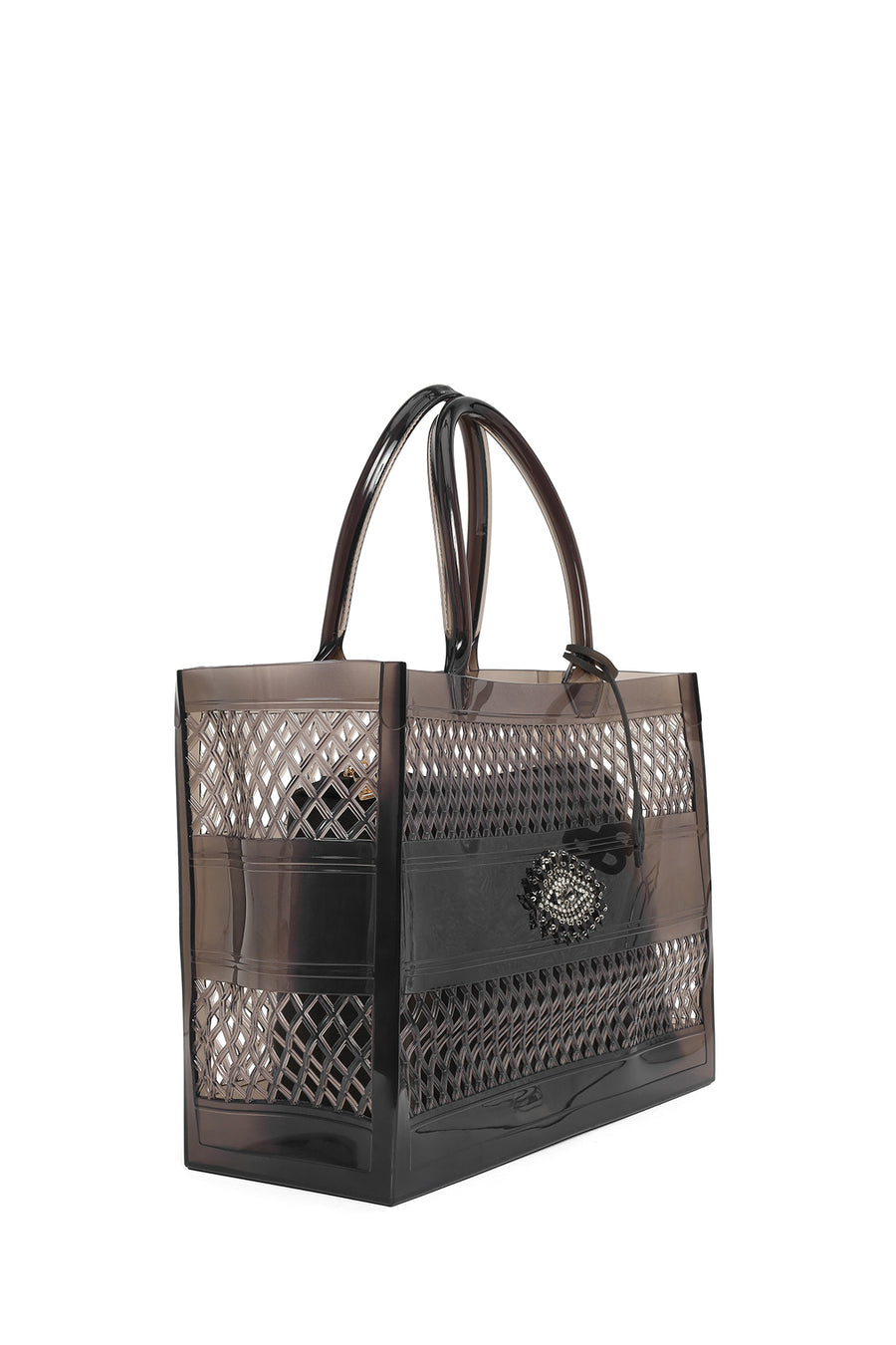 Women's Black Jelly Shoulder Bag
