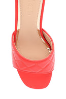 Women's Quilted Heeled Slippers | Derimod