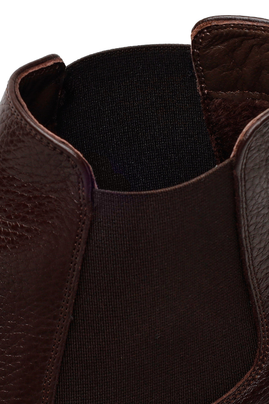 Male Brown Leather Casual Chelsea Boots