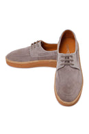 Male Gray Lace-Up Suede Casual Shoes | Derimod