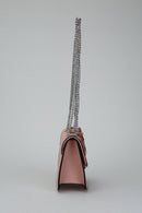 Pink Women's Crossbody Bag with Flower Detail | Derimod