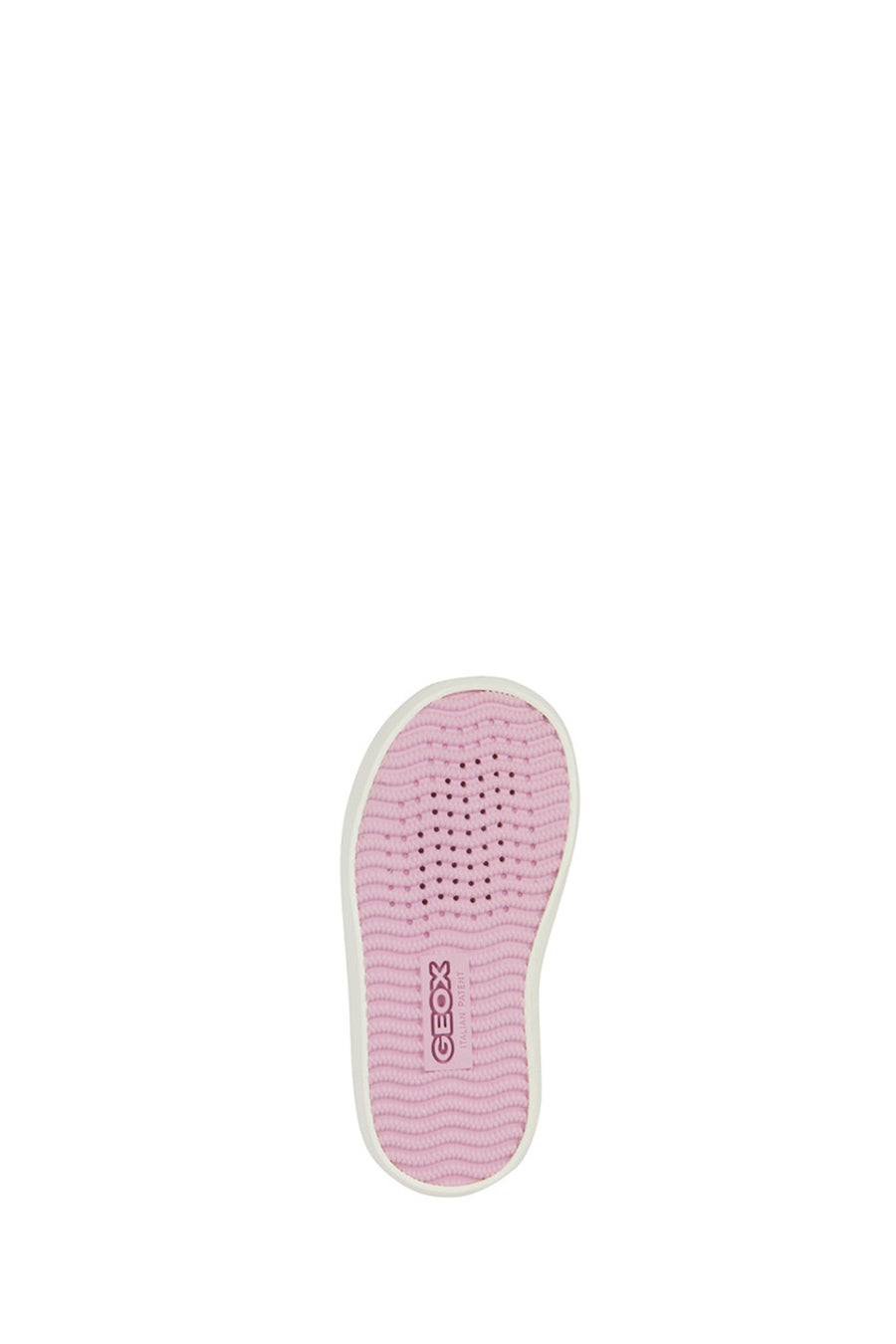 Geox Baby Girl White Gisli Strap Leather Sneaker