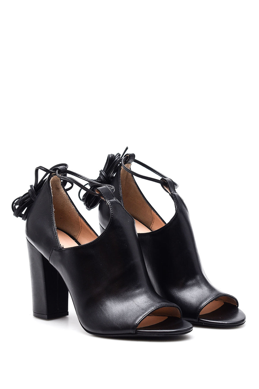 Women's String Heeled Shoes