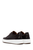 Male Brown Lace-Up Leather Sneaker | Derimod