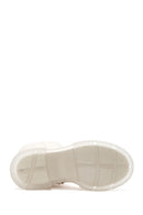 Women's Beige Zippered Leather Boots | Derimod