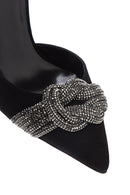 Women's Black Heeled Leather Shoes | Derimod
