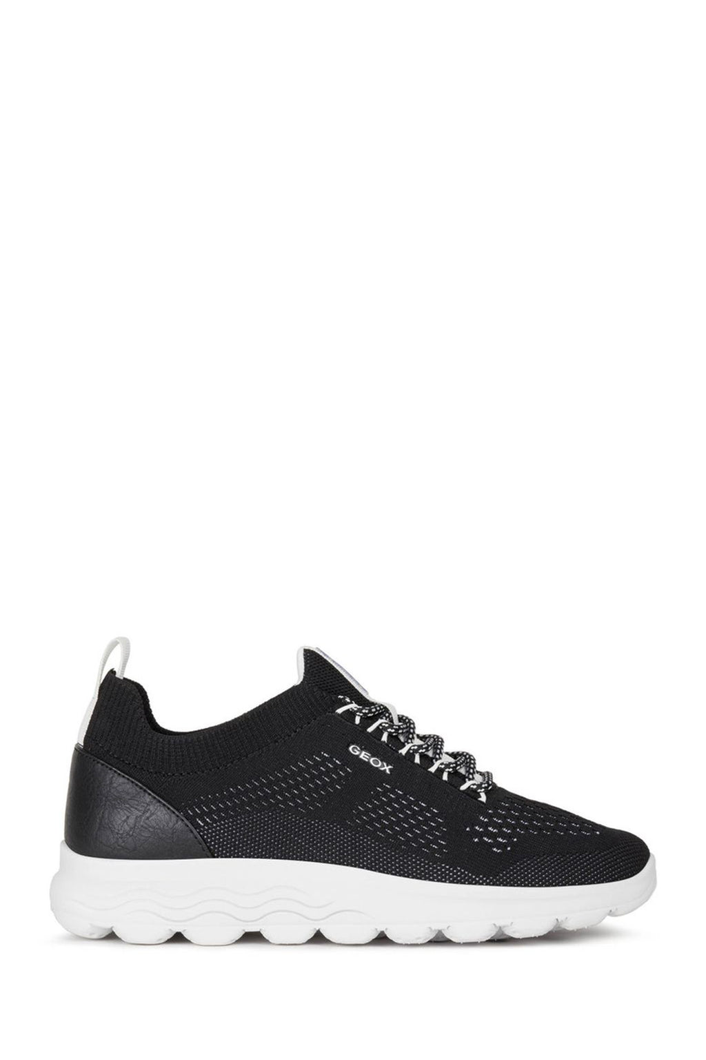 Geox Kadın Siyah Spherica Bağcıklı Kumaş Sneaker