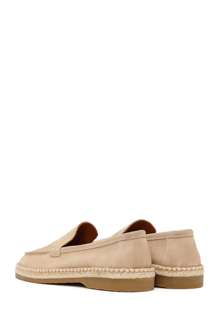 Men's Beige Suede Leather Casual Loafer