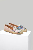 Bej Nakışlı Kadın Espadril | Derimod