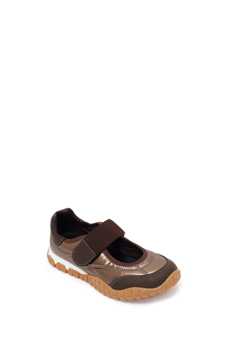 Woman Brown Strappy Sporty Ballerine flats