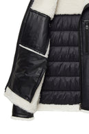 Zermatt Men's Black Teddy Coat | Derimod