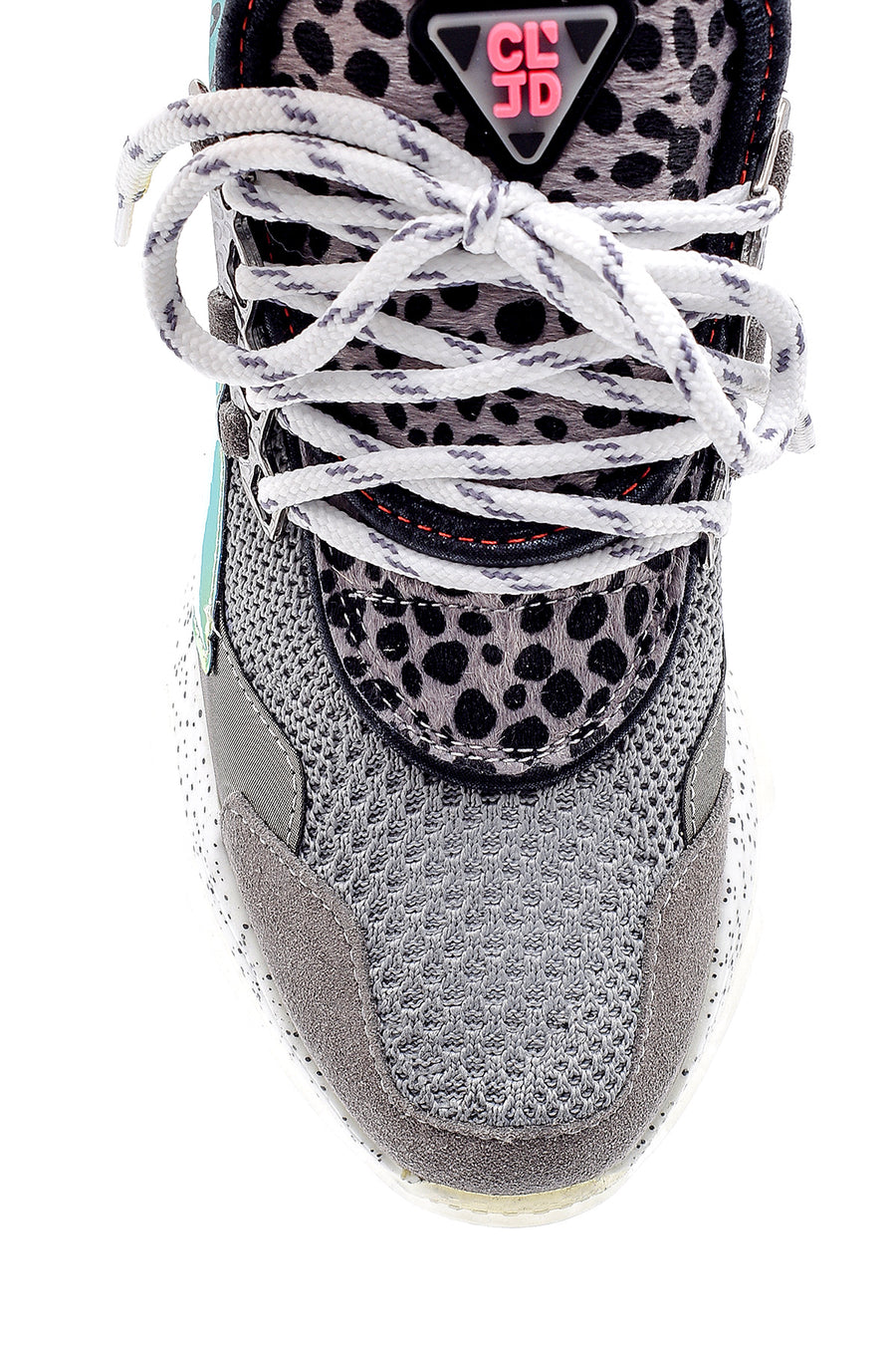 Kadın Yüksek Tabanlı Deri Sneaker