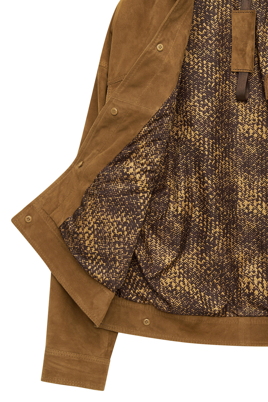 Valenza Women's Camel Suede Leather Jacket