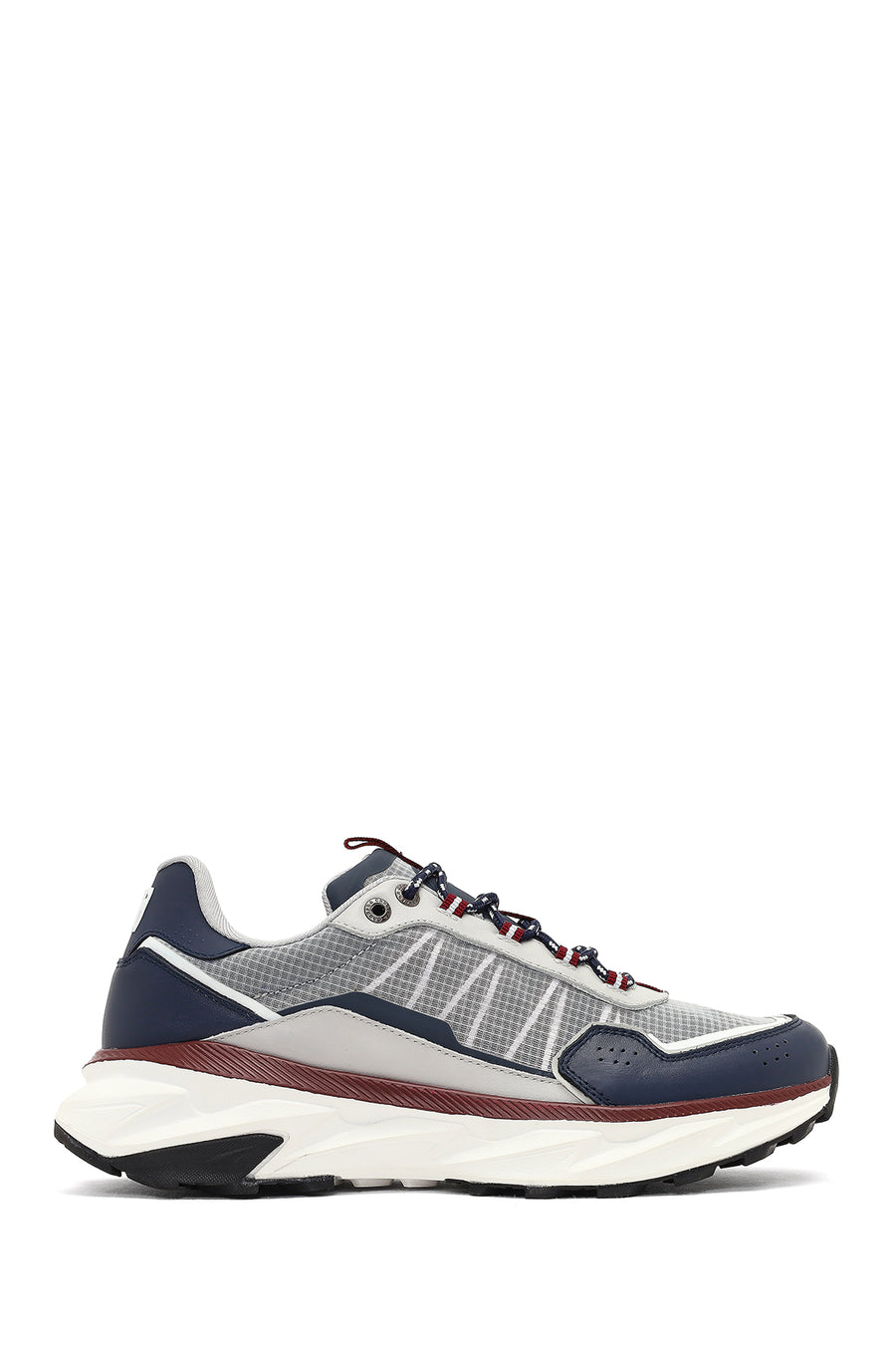 Derimod Studio Men's Navy Blue Lace-Up Thick-Soled Sneaker 25WFD780114 | Derimod