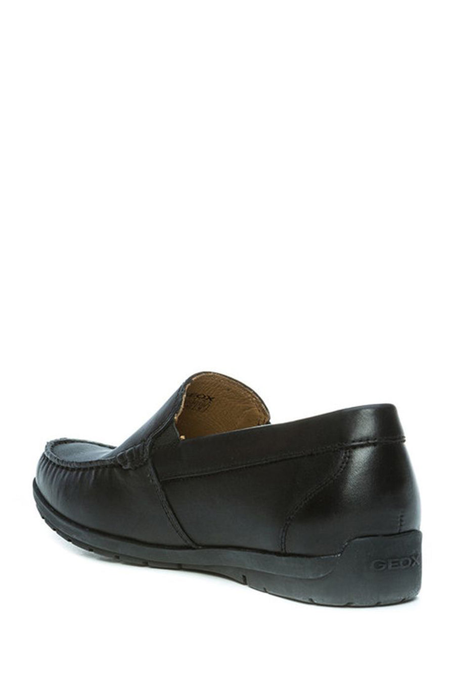 Geox Men's Black Siron W Leather Casual Loafer