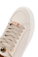 ACBC x Derimod Women's Cream Lace-Up Chunky Sole Sneakers | Derimod