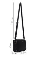 Woman Black Long-Strap Crossbody Bag | Derimod