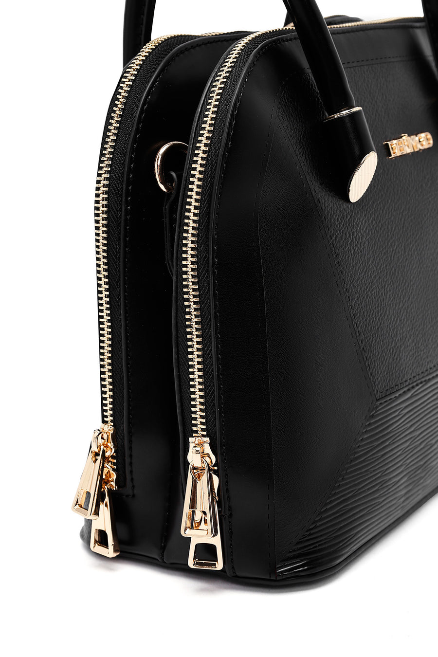 Women's Black Long Strap Classic Handbag