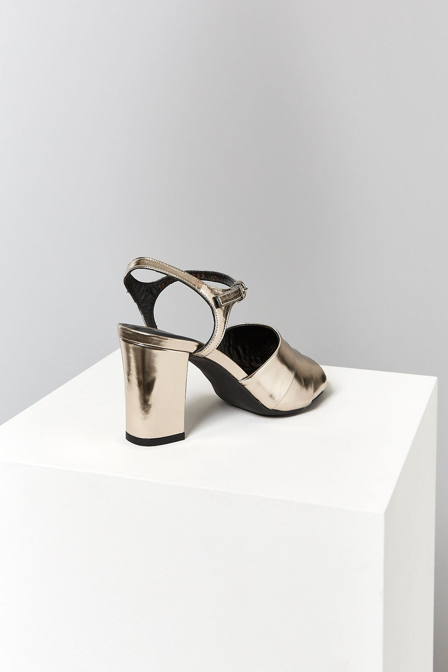 Ankle Strap Women's Heeled Leather Sandals