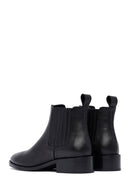 Woman Siyah Leather Chelsea Bot | Derimod
