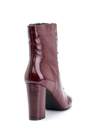 Women's Patent Leather Heeled Boots | Derimod