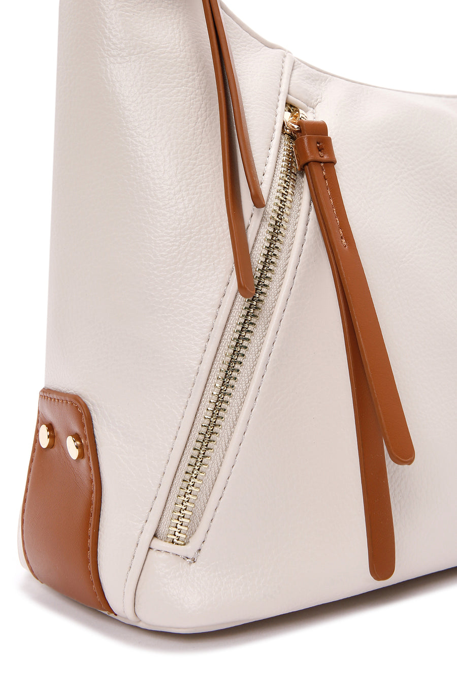 Women's Cream Classic Shoulder Bag