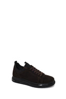 Male Brown Lace-Up Suede Leather Sneaker | Derimod