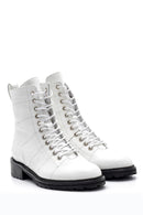 Women's Lace-Up Leather Boots | Derimod