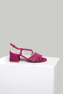 Women's Heeled Leather Sandals | Derimod