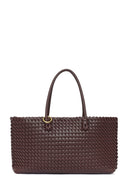 Women's Brown Braided Charm Shoulder Bag | Derimod