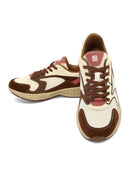 Derimod Studio Women's Beige Lace-Up Thick-Soled Sneaker | Derimod