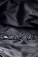 Women's Crinkled Patent Leather Portfolio | Derimod