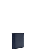 Men's Navy Blue Leather Casual Wallet | Derimod