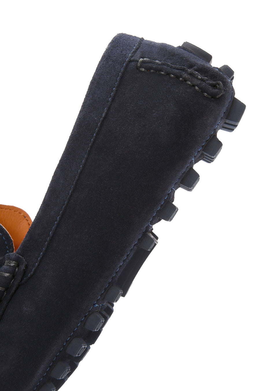 
Men's Navy Blue Suede Leather Loafer
