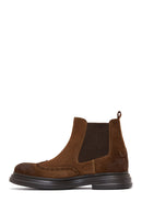 Men's Suede Leather Chelsea Boots | Derimod