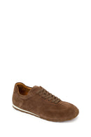 Male Brown Lace-Up Suede Leather Sneaker | Derimod